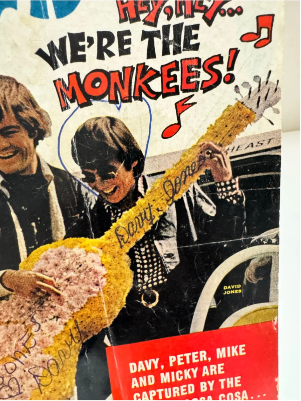 The Monkees #2 G Dell Comic 1967 photo cover